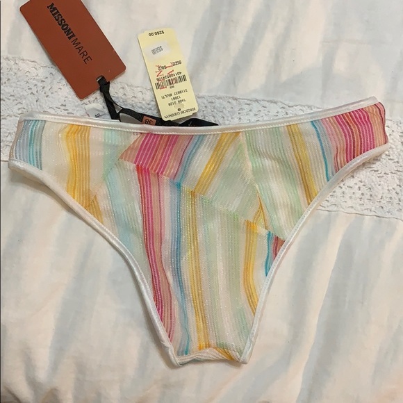 Missoni Mare Striped Bikini Bottom - Picture 4 of 5